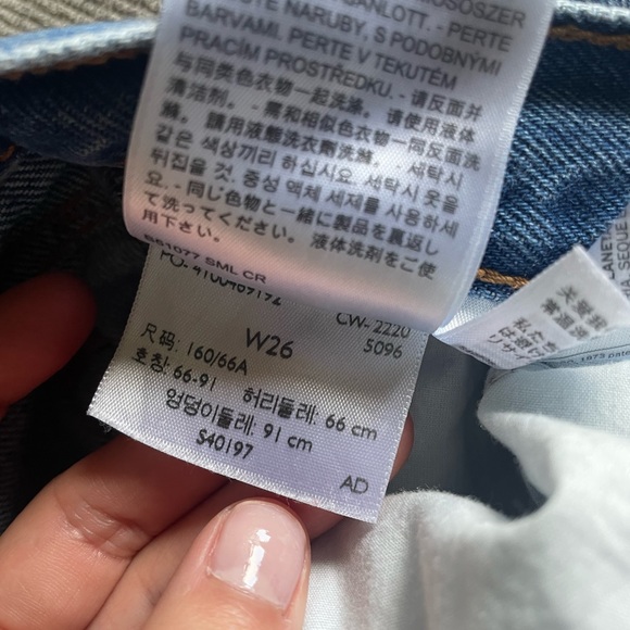 Levi’s straight wedgie jeans size 26 - Picture 4 of 6